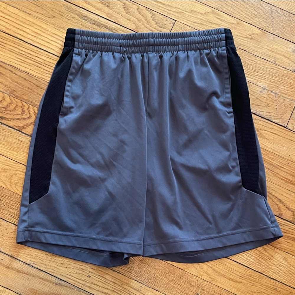 tek gear Gray and Black Men's Athletic Shorts